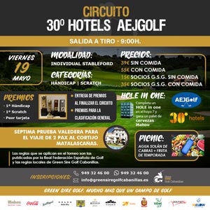 Circuito 30º Hotels AEJGOLF 7ª prueba