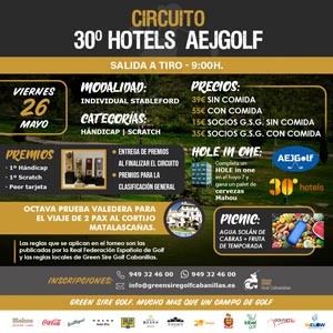 Circuito 30º Hotels AEJGOLF 8ª prueba