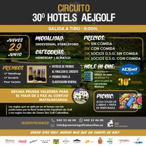 Circuito 30º Hotels AEJGOLF 10ªPrueba