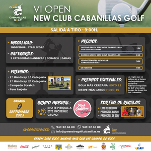Torneo VI Open New Club Cabanillas Golf