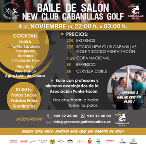 Actividad Baile de Salón New Club Cabanillas Golf