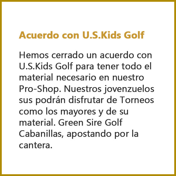 Acuerdo con U.S.Kids Golf