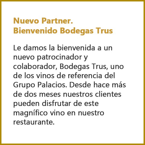 Nuevo Partner Bodegas Trus