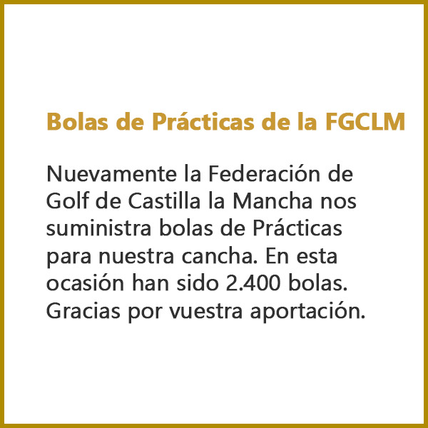 Bolas de Prácticas de la FGCLM