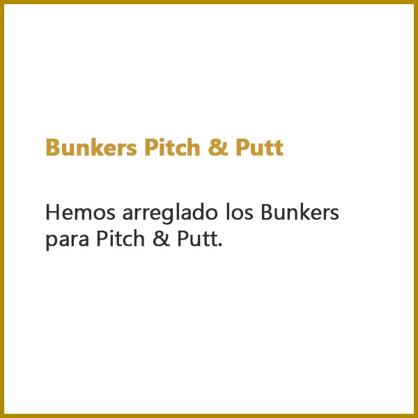 bunkers pitch & putt