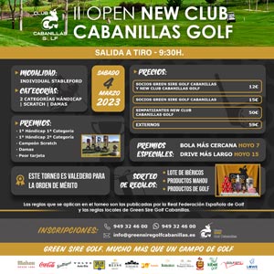 II Open New Club Cabanillas Golf