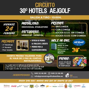 IV prueba 30º Hotels AEJGOLF