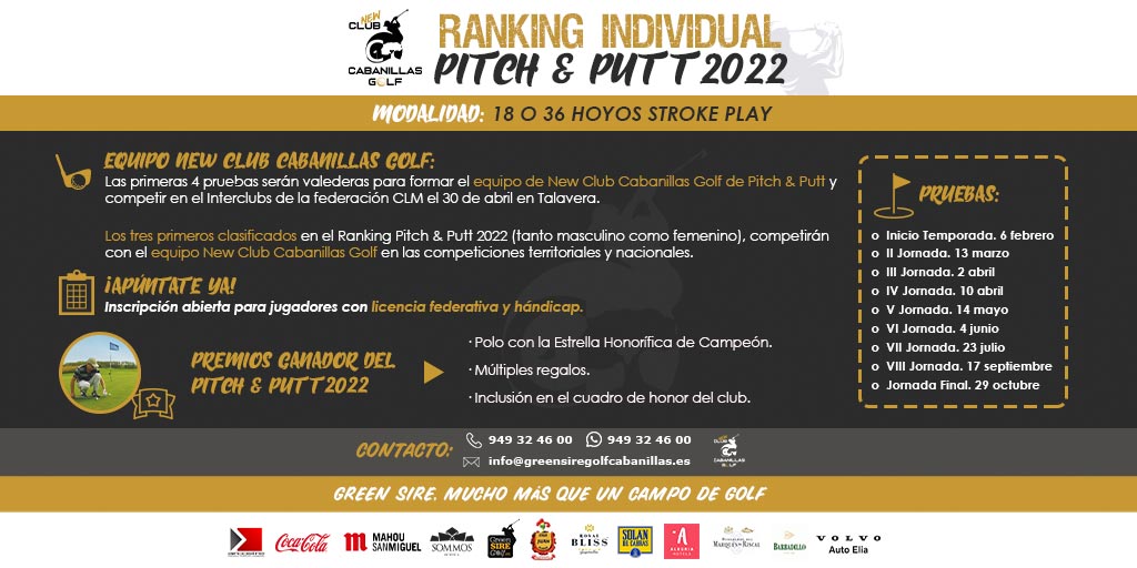 Ranking individual pitch and putt