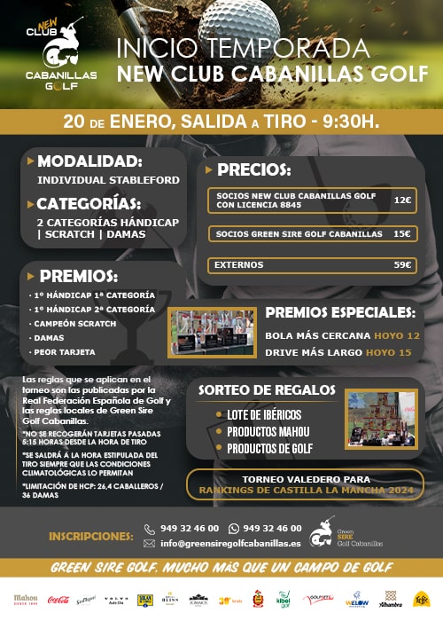 Torneo Inicio Temporada New Club Cabanillas Golf 2024