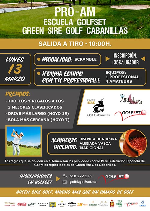 Torneo GSG PRO-AM Escuela Golfset