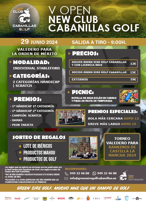 V Open New Club Cabanillas Golf