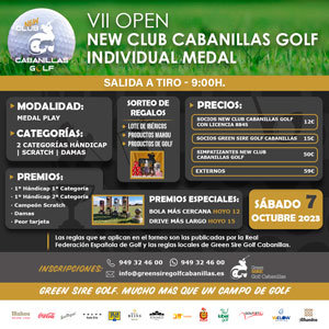VII Open New Club Cabanillas Golf Individual Medal