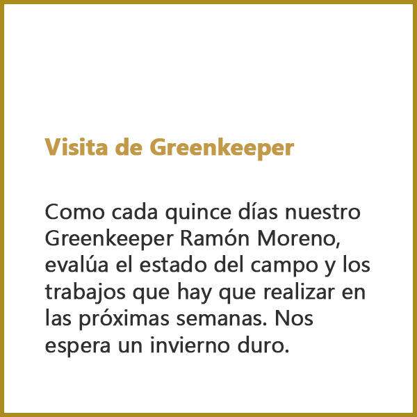 Visita de Greenkeeper