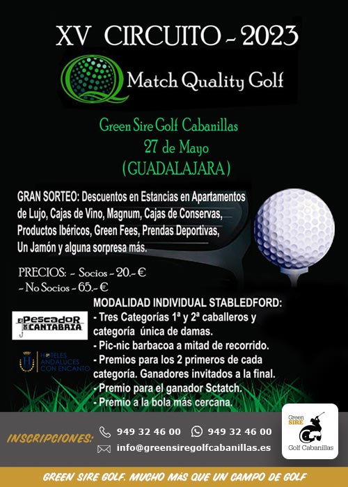 XV Circuito 2023 Match Quality Golf 
