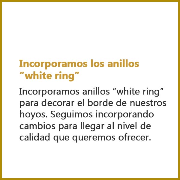 Anillos white ring