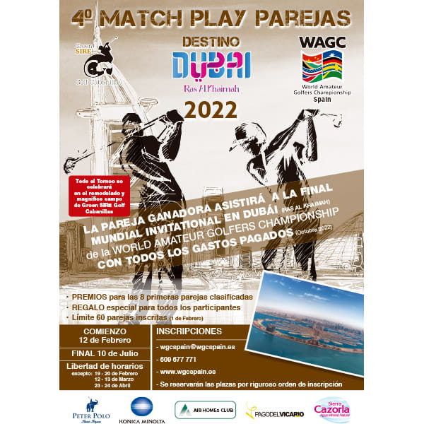 4º Match Play Parejas WAGC – Green Sire Cabanillas Golf.