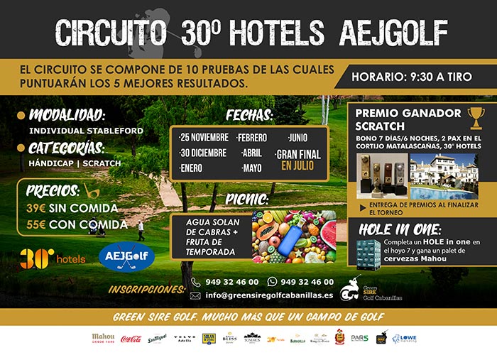 circuito 30º Hotels AEJGolf