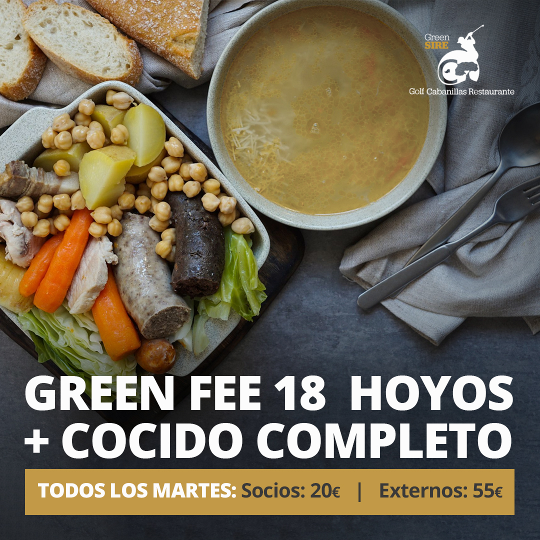 Green Fee + cocido completo