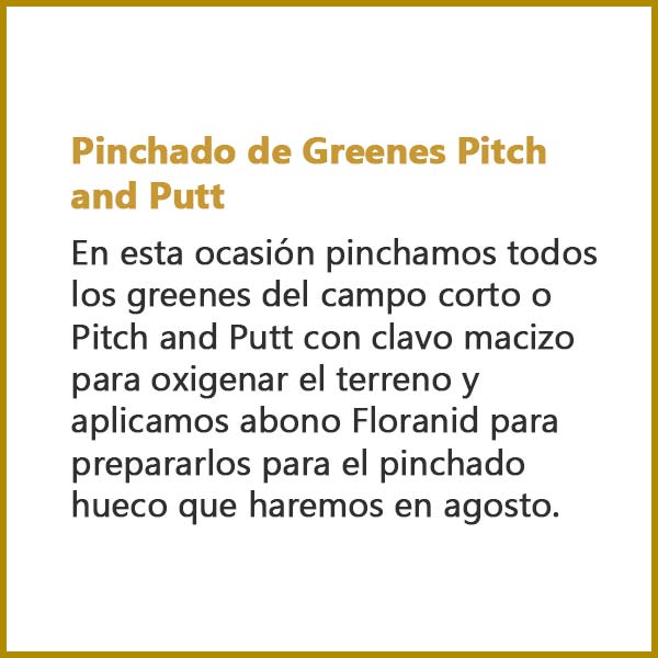 Pinchado de Greenes Pitch and Putt