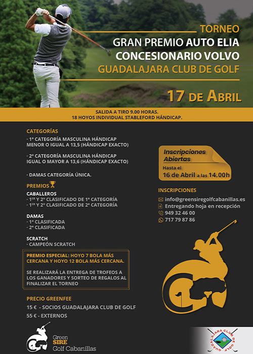 Torneo Gran Premio Auto Elia Concesionario Volvo Guadalajara Club De Golf