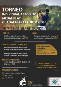 Torneo Individual Absoluto Medal Play Guadalajara Club de Golf
