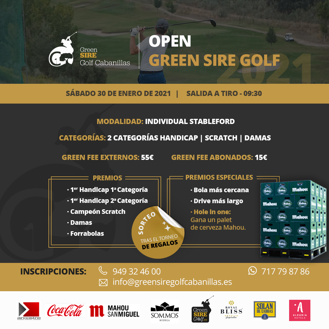 Torneo Open Green Sire Golf