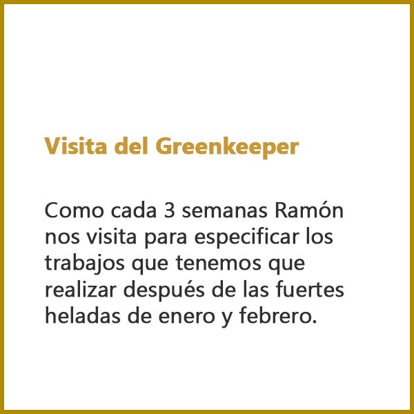 Visita del Greenkeeper